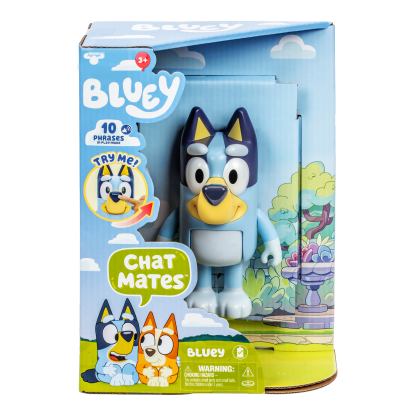 Shopkins Bluey S13 Chat Mates Figure Single Pack Bluey