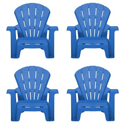 Little Tikes Garden Chair - Blue 4 Pack